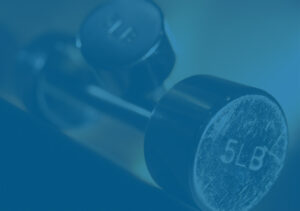 Dumbbells representing company gym for tax deduction.