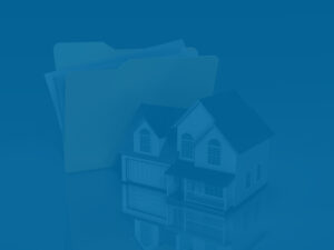 House and folder, representing exchange fund investment portfolio